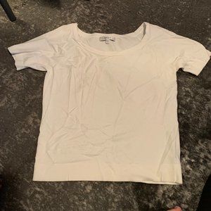 Milly white short sleeve sweater size L